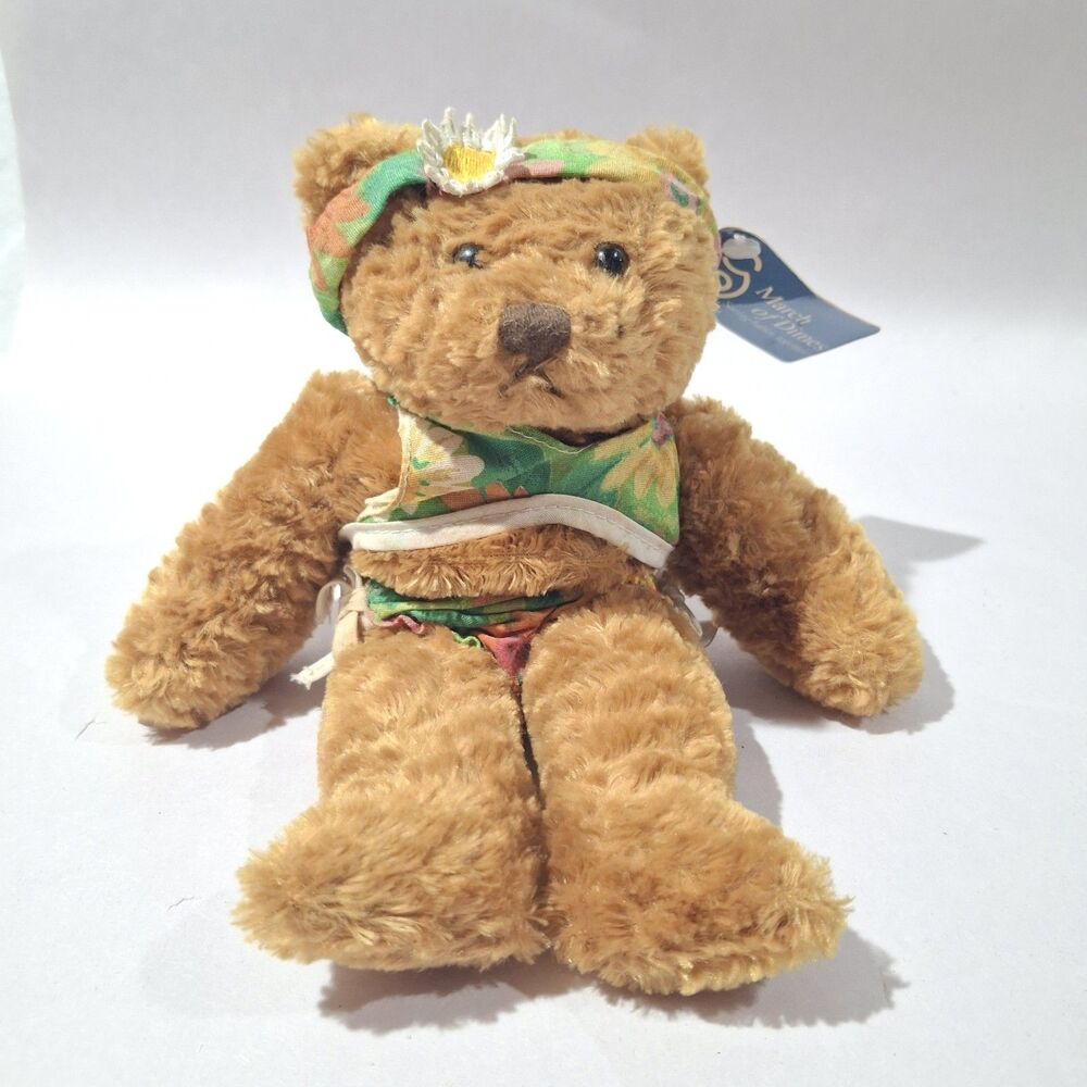 Plushland Beach Bear Sandy Plush Daisy Themed Bikini Costume 2000 March Of Dimes